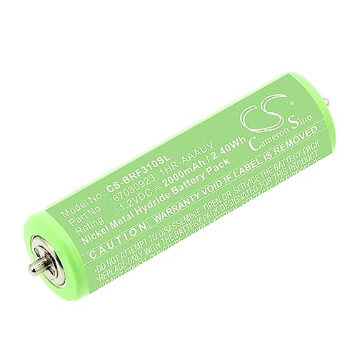 Replacement Battery Fit for Braun 140, 140 5685 Series 1, 150, 150 5685 Series 1, 150S-1, 195S, 197S, 199, 199S, 3000, 3000BT, 3000s, 3010, 3010BT, 3020, 30205415 320r-4,