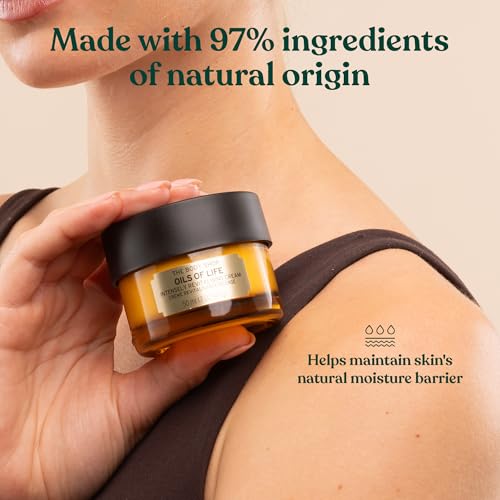 The Body Shop Oils of Life Intensely Revitalizing Cream - Lightweight, Nourishing Cream - Revitalizes Skin - 1.7 Fl Oz