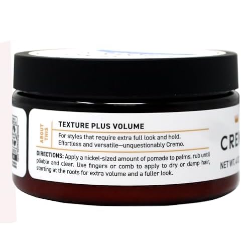 Cremo Barber Grade Hair Styling Thickening Paste, 4 Ounce (Pack of 3)