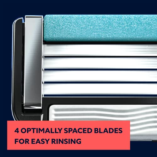 Billie Women¡¯s Razor Refill Blades 5-Blade Cartridges - 8 count & Razors for Women Shave Kit ? Women¡¯s Razor + 4 x 5-Blade Razor Refills + Magnetic Holder
