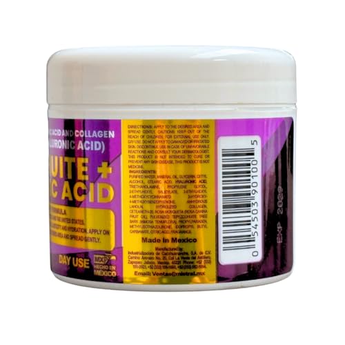 Del Indio Papago Tepezcohuite + Hyaluronic Acid Facial & Body Day Cream 120g | With Mimosa Tenuiflora, Collagen & Vitamin C | Hydrating Daily Moisturizer for All Skin Types