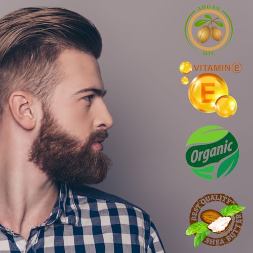 Gifts for Men Beard Grooming Kit, Holiday Gift Beard Kit Set with Beard Oil, Balm, Wash, Brush, Comb & More, Mens Gifts for Him, Dad, Birthday, Boyfriend, Husband, Man
