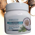 Hyaluronic Acid Hydrating Body Butter - Deep Moisturizing Cream With Coconut & Tee Tree For Men & Women- Nourishing, Fast-Absorbing Skincare For Dry Skin - 5 oz Jar
