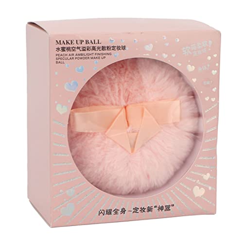 Large Soft Puff Ball - Plush Powder Puff for Body Highlighting & Shiny Makeup