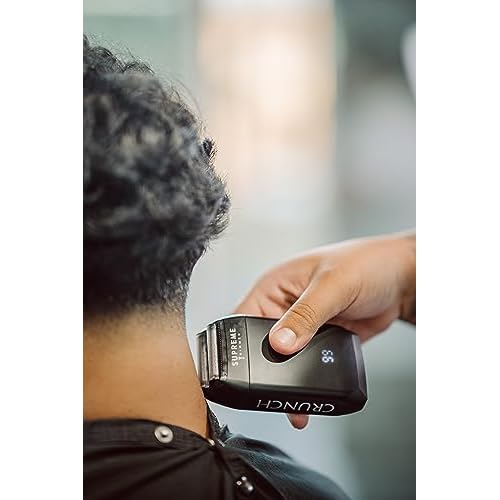 Supreme Trimmer 2-in-1 T-Shaper Trimmer & Crunch Foil Shaver | STF602 Electric Razor & ST5206 DLC Beard Trimmer Barber Haircut Kit | Black