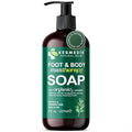 Tea Tree Oil Soap Body Wash with Peppermint for Foot & Body, Antifungal & Antibacterial Support Cleanser, Helps Soothe Ringworm, Athlete¡¯s Foot, Jock Itch, Acne & Body Odors