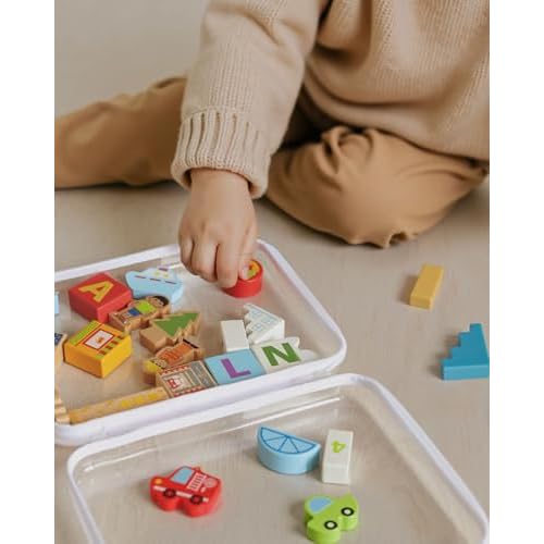 3PCS Clear Hard Shell Zipper Case,Portable Cosmetic Bag with Zipper, Diaper Bag Organizing Pouches, Kid's Toy Storage Organizer Bins,Hard Plastic Case, Christmas Storage Bins