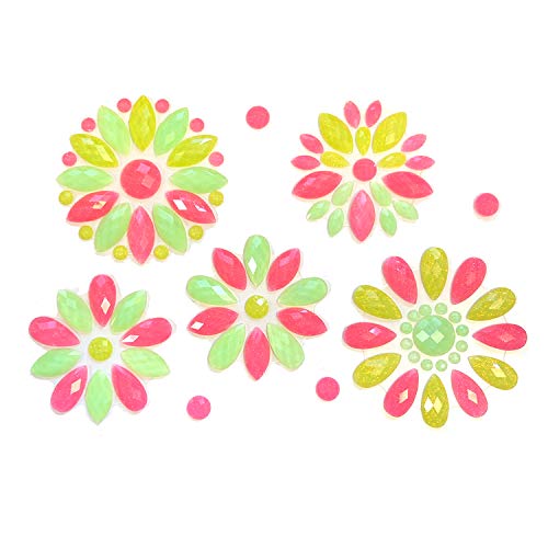 Neva Nude Mayan Blossom Neon UV Flower BodiStix Body Sticker