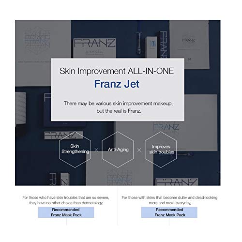 FRANZ Dual Mask Jet 2EA (Mask 25ml x2ea Elixir 3ml x2ea) 'K-beauty'