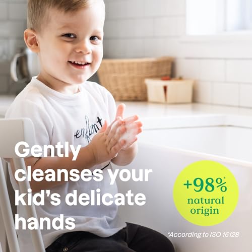 ATTITUDE Foaming Hand Soap for Kids, EWG Verified, Dermatologically Tested, Plant- and Mineral-Based Ingredients, Vegan, Vanilla & Pear, 10 Fl Oz (Pack of 6)