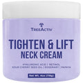 Neck Firming Cream with Hyaluronic Acid, Collagen and Cupuacu Butter Firming Lifting Neck Cream for Wrinkles and Crepe Skin Neck Wrinkle Cream and Moisturizer for Smoother-Looking Skin (4oz)
