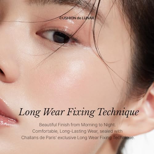 [CHALLANS de PARIS] Cushion de Lunar Excellence Cushion Foundation ? 23 Medium Beige | Long-Wear, Buildable Coverage, Lightweight Airy Fit, Hydrating Glow