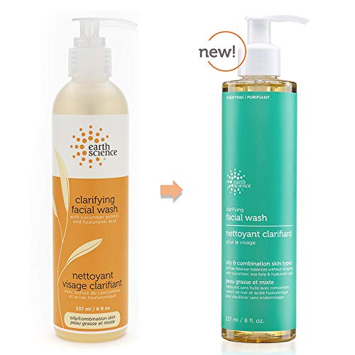 EARTH SCIENCE - Gentle Clarifying Facial Wash For Oily, Combination Skin Types (3pk, 8 fl. oz.)