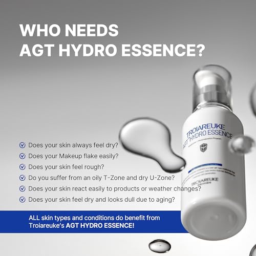 TROIAREUKE A.G.T HYDRO ESSENCE l Deep Hydrating Cooling Gel Essence Sleeping mask l 3.38 Oz. 100ml