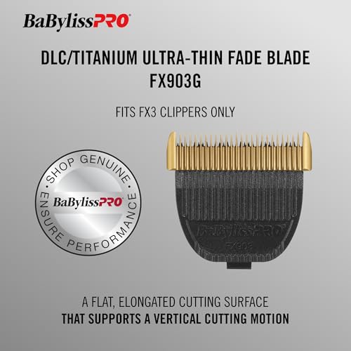 FX3 Clipper Replacement Ultra Thin Fade Blades