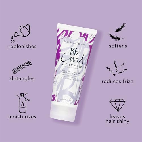 Bumble and bumble. Curl Butter Hair Mask | For a Deep Moisture Treatment | Anti Frizz + Color Safe | Coily, Curly, Wavy | With Jojoba Oil, Avocado Oil + Coconut Oil | Standard Size, 6.7 Fl Oz