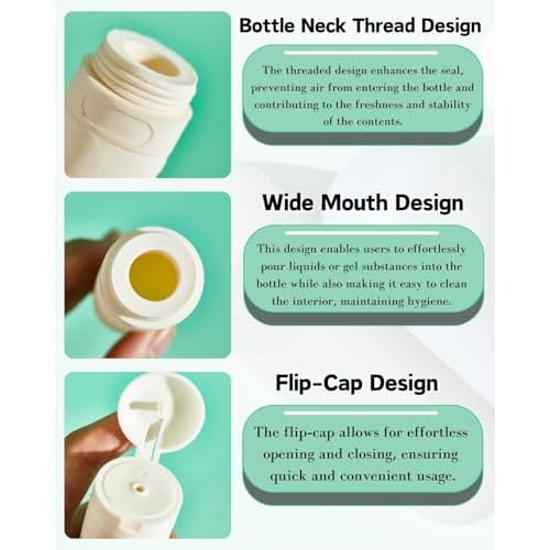UULANFA Silicone Travel Bottle Set Refillable Travel Accessories Leak Proof Travel Tubes Portable Cosmetic Shampoo Lotion Containers 3 pieces of Silicone Bottles (GreenPinkBlue)