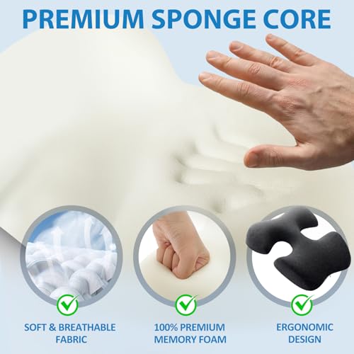 Breast Pillow for Massage, Women's Massage Bolster Face Down Pillow for Sleeping with Non-Slip Bottom, Home Head Cushion and Chest Cushion for SPA-Dark Gray