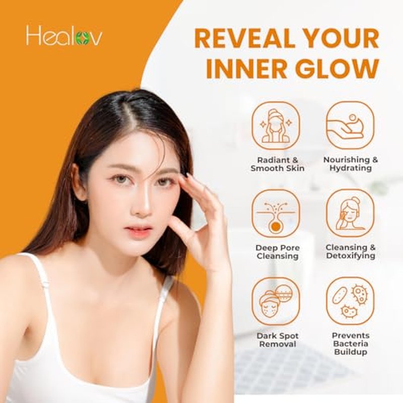 Kojic Acid Soap for Hyperpigmentation ? Skin Brightening Kojic Papaya Body Wash ? Dark Spot Soap Reduces Acne, Scars, and Evens Tone ? Turmeric Body Wash for Brighter Glowing Tone