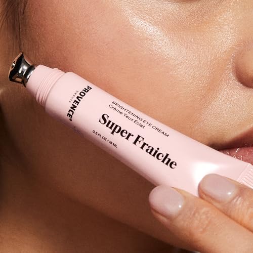 Provence Beauty Super Fra?che Brightening Eye Cream ? Hyaluronic Acid & Cooling Metal Applicator ? Anti-Aging Under-Eye Cream that Brightens, Tightens & Hydrates ? 0.5 fl oz