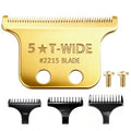 Replacement 2215 T Wide Blades Adjustable Trimmer Blade compatible with Wahl Professional 5 Star Series 8081 and 8171 Hair Clippers Blades-Model 2215 (1 Pc Gold)