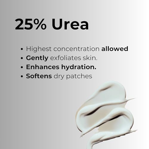 Foot and Elbow Cream ? Urea Formula for Dry, Cracked Heels ? Renewal & Softening Cream with Retinol, Vitamin B5 & E ? Non-Greasy Formula for Dry Feet, Calluses & Rough Skin, 3.3 fl oz