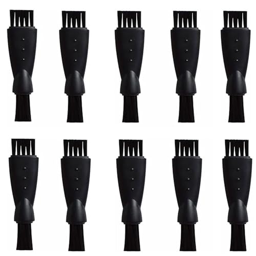 10 Pieces Shaver Brushes, Razor Cleaning Brush, Double-Head Shaving Cleaning Brush, Mini Brush for Cleaning Razor Shaver Trimmer Hair Clipper 10Pcs