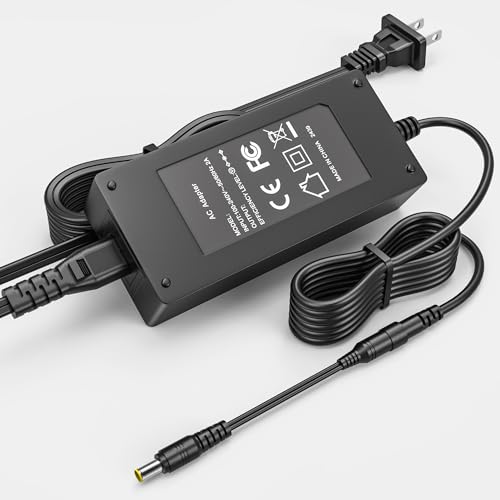 48V Power Supply Compatible with Hoioto ADS-110DL-52-1 480072G 4800948G ADS-110DL-52-1480072G ADS-110DL-52-14800948G 48.0V 2A Power Cord DC Charger US Plug Cable
