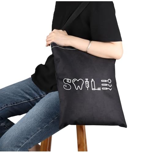 G2TUP Dentists Smile Handbag Dental Assistant Tote Bag Dental Hygienist Graduation Gift