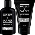 RUGGED & DAPPER - Daily Power Scrub Facial Cleanser and Age Defense Face Moisturizer Bundle