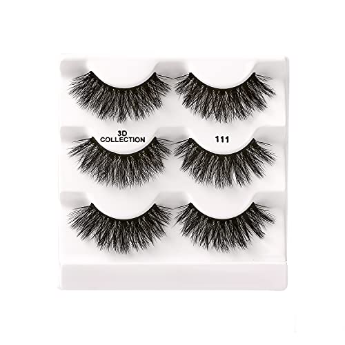 iEnvy False Eyelashes 3 Pairs Fluffy and Natural Multiangle and Volume Faux Mink Lashes (11) (Pack of 2)