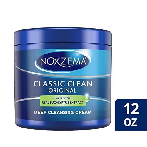Noxzema Classic Clean Original Deep Cleansing Cream 12oz Jar (6 Pack)