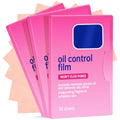 3 Packs Oil Blotting Sheets for Face (150 Sheets) - Oil Absorbing Blotting Papers for Oily Skin, Makeup-Friendly & Portable Oil Wipes