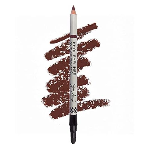 Jillian Dempsey Khol Eyeliner: Clean, Waterproof Eyeliner Pencil with Built-In Smudger for Effortless Blending ? Rich Pigment, Cruelty-Free?, Rich Brown