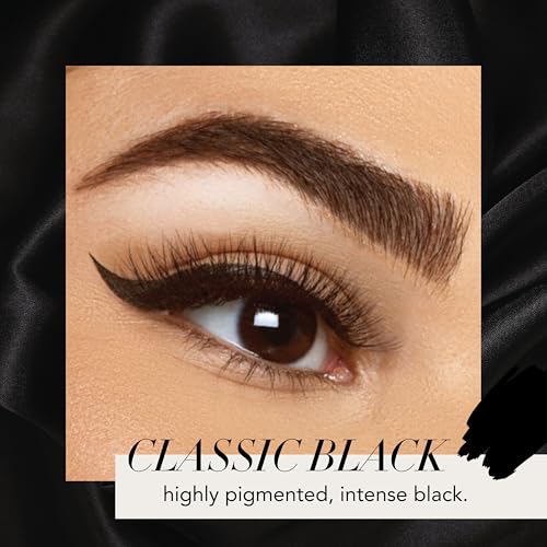 Xtreme Lashes Lash Densifying Liquid Eyeliner, Classic Black, Smudge-Resistant, Dual-Tip, Long-Lasting Make Up, Hypoallergenic, Safe for Eyelash Extensions