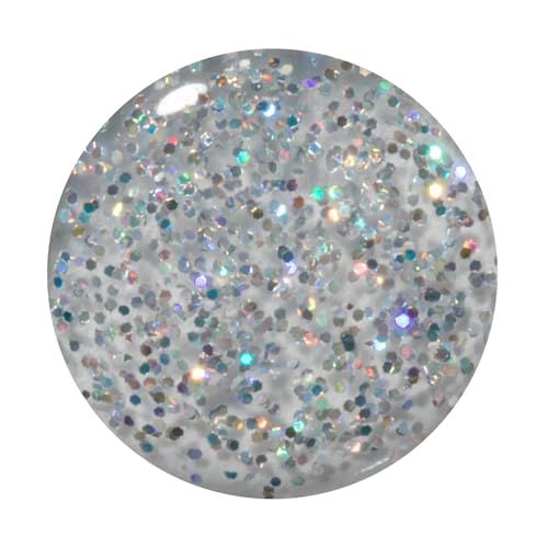 Dazzle Dry Nail Lacquer (Step 3) - Diamond - A holographic micro-glitter in a clear base. (0.5 fl oz)