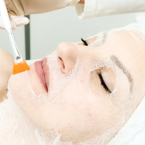 Gauze Face Mask 300 Pack - Extra-Large High Frequency Soft White Net Pads for Skin Care, Beauty Salons, Home Facial & Spa DIY - Precut Gauze Sheets for Women & Girls (10.8 x 11.8 Inches)