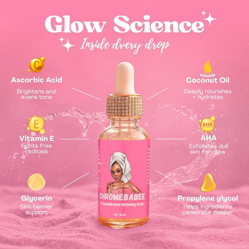 Brightening Serum with Coconut Oil, Vitamin E, and AHA ? 1 fl oz