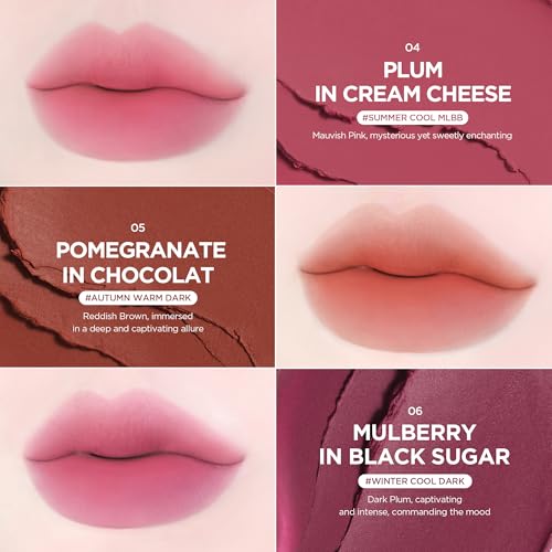 lilybyred Milky Blur Fondue Bar | Korean Multi-Use Lip & Cheek Stick, Soft-Focus Effect, Blur Pot Formula, Velvet Matte Finish, Lightweight, Easy to Blend, 0.06 oz. (03 Figs in Caramel)