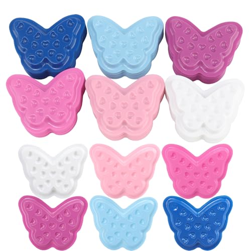 Disposable Plastic Eyelash Flower Glue Ring Lash Extension Blossom Holder Cup (#3 butterfly)