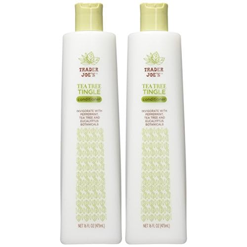 Trader Joe's Tea Tree Tingle Conditioner with Peppermint and Eucalyptus (2 Pack)