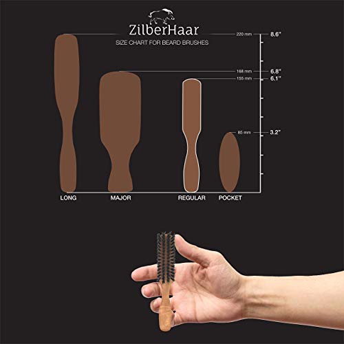 ZilberHaar Beard Oil + Beard Brush + Beard Comb bundle