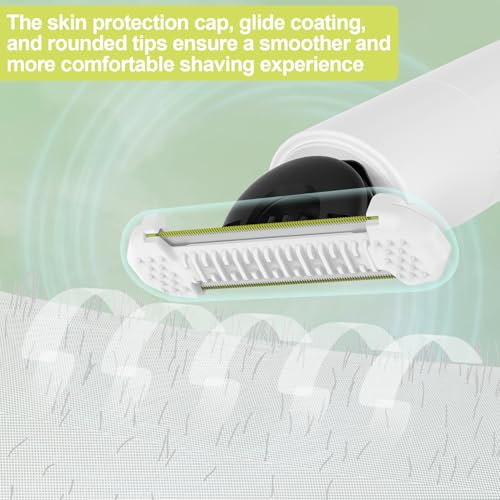 Skin Protect Replacement Guards for p-hilip norelco O-Blade, 3 Pack Unisex Intimate Pubic & Personal Body Groomer & Trimmer Protect Guards with Extra Skin Protection (BLADE NOT INCLUDED)