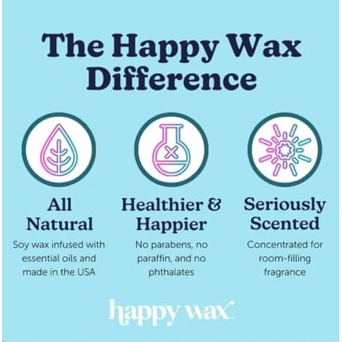 Happy Wax Clear Reusable Silicone Wax Warmer Liner for Happy Wax Signature, Mod, and Himalayan Wax Melters - No Mess, No Scrape Way to Remove Scented Wax - Long Lasting and Reusable Silicone