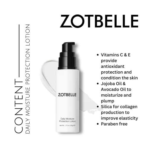 ZOTBELLE DAILY MOISTURE PROTECTION LOTION A Lightweight, Invigorating Moisturizer That Provides Antioxidant Protection. It Plumps and Adds Elasticity to Smooth and Minimizes Fine Lines.