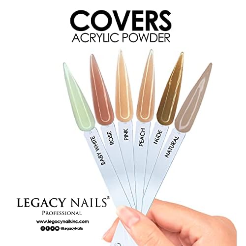 Legacy Nails Professional Cover Acrylic Powder - 1Lb Pink, Ideal for French Nails and Nail Extensions