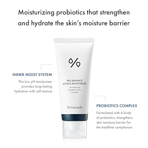 leegeehaam Dr.Ceuracle Pro Balance Biotics Moisturizer (100 ml / 3.38 fl. oz.) - Daily Hydrating Facial Cream for All Skin Types, Low pH Moisture Skin Barrier
