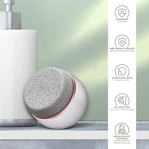 GESKE Pumice Stone Callus Remover | 7 in 1 | Foot File with Replaceable Long-Lasting Pumice Stone | for Smooth Feet | Advanced Exfoliator & Skin Softener | Ideal for Your Pedicure Kit