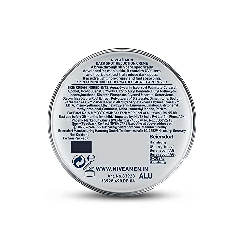 NIVEA Men Moisturizing Cream | Smooth & Hydrated Skin | 150 ml