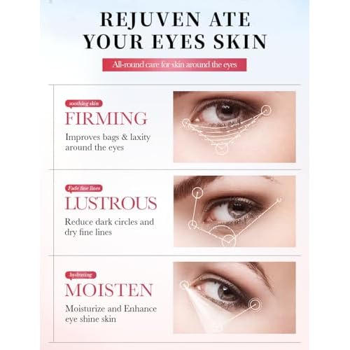 Under Eye Patches for Dark Circles - 80 PCS Eye Mask with Niacinamide, Collagen & Natural Extracts to Reduce Bags, Wrinkles, Fine Lines & Puffiness for Firmer, Elastic, Glowing Skin.